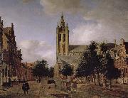 Jan van der Heyden Old church landscape china oil painting reproduction